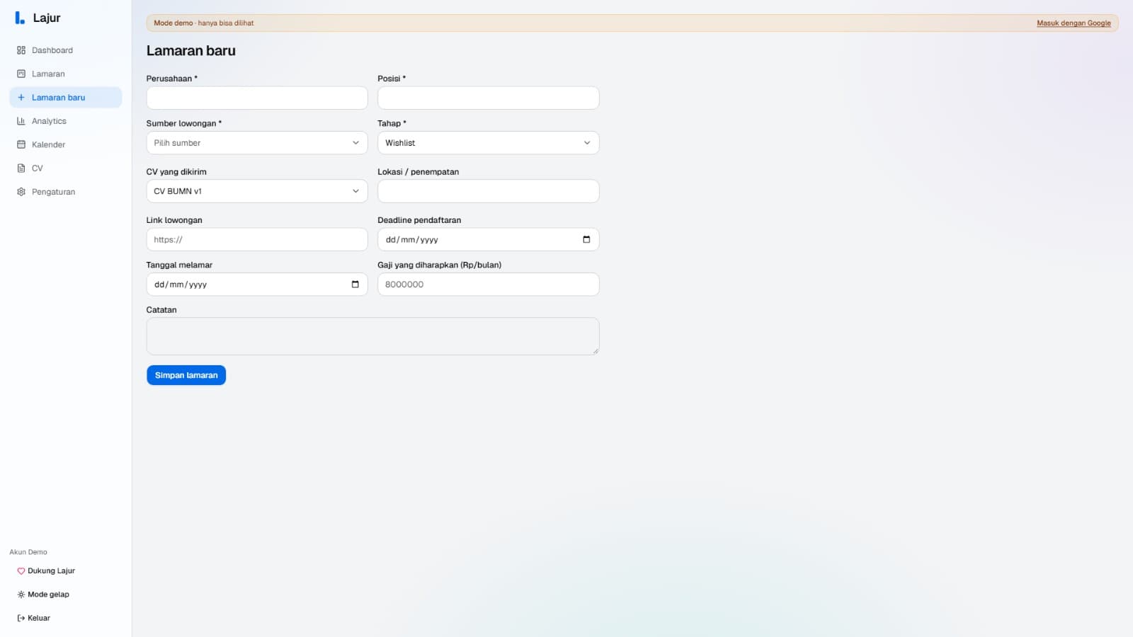 Lajur — screenshot 9