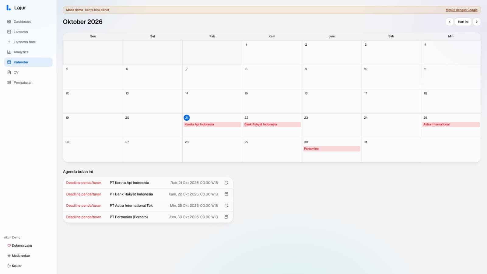 Lajur — screenshot 11