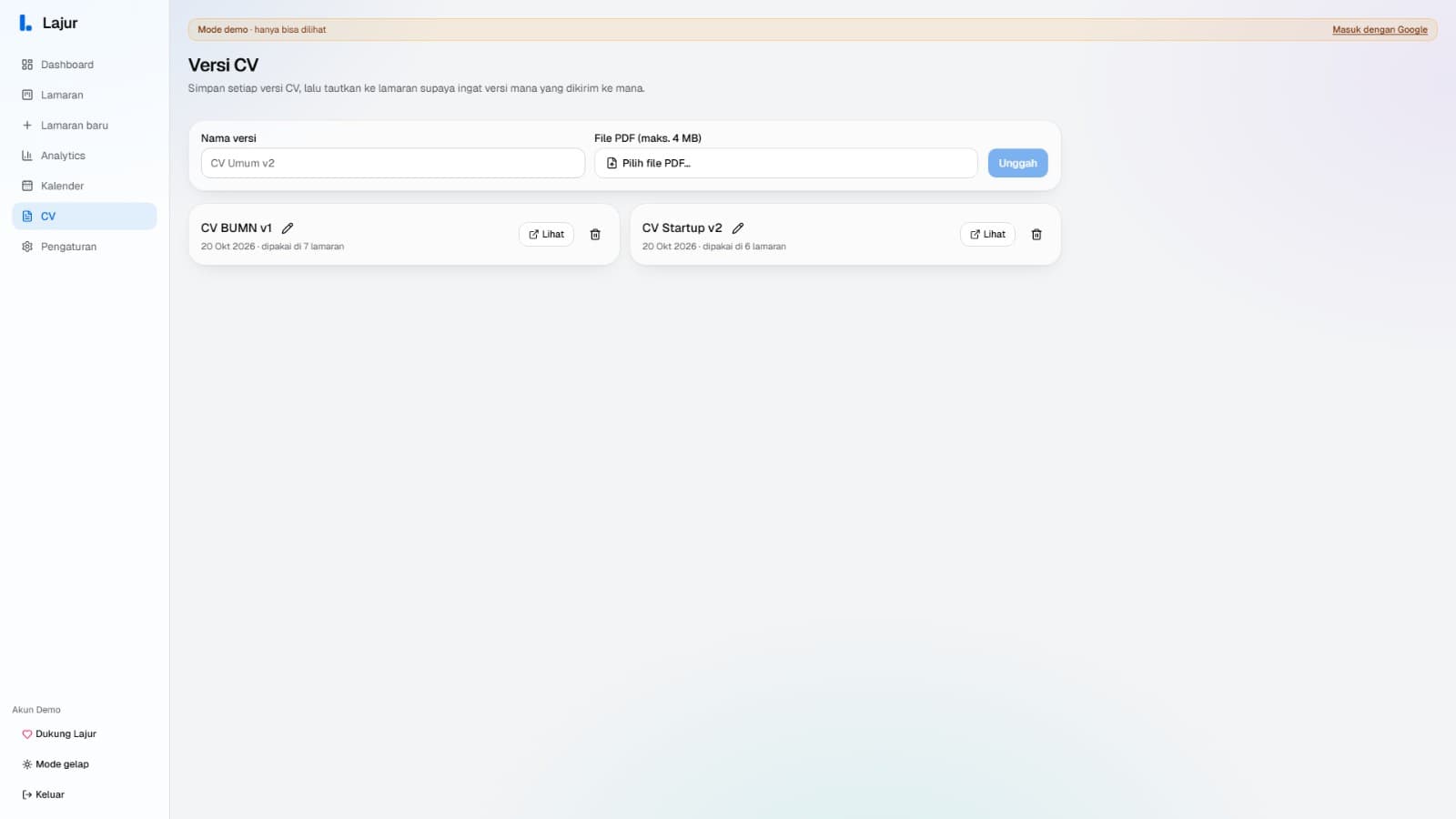 Lajur — screenshot 12