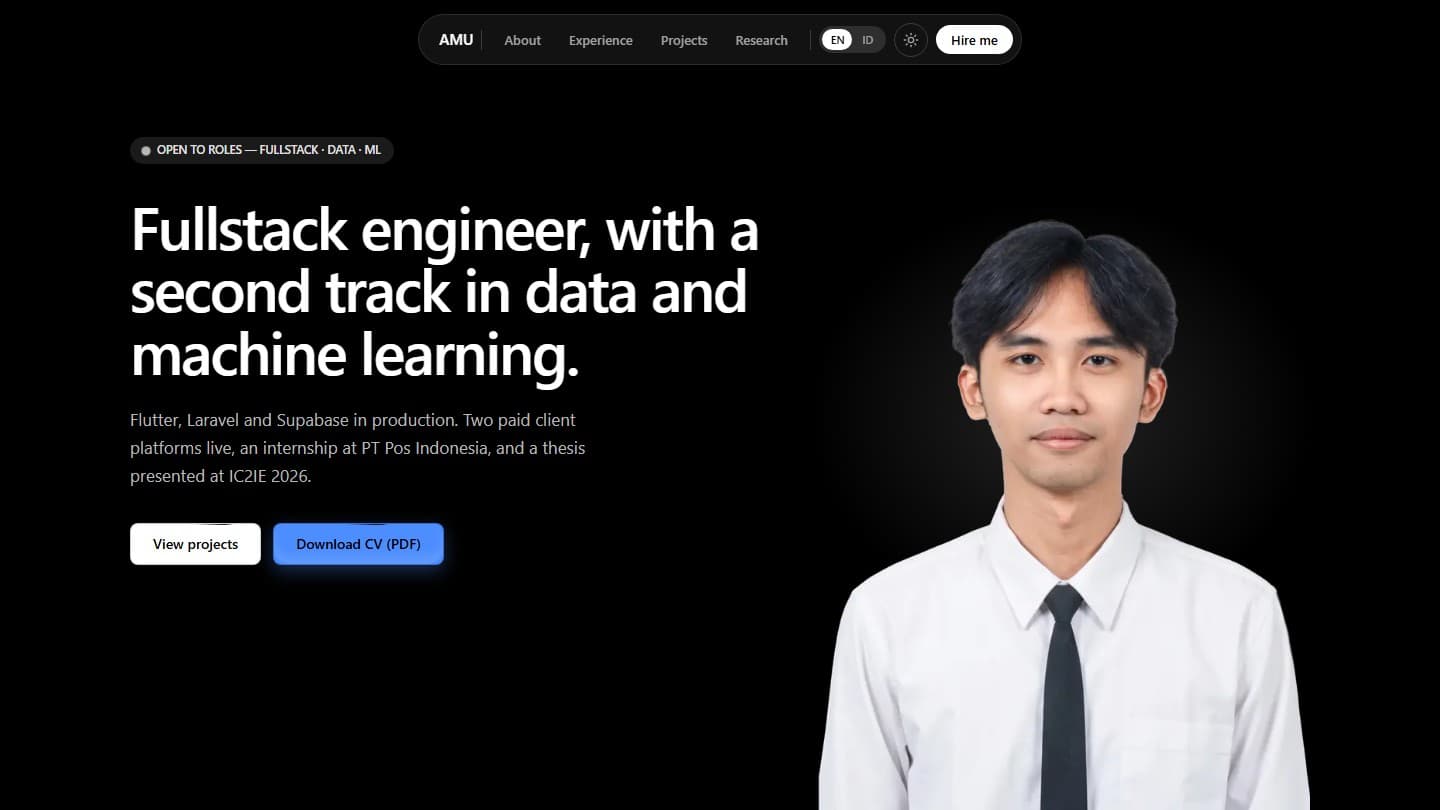 Portfolio Site — screenshot 1